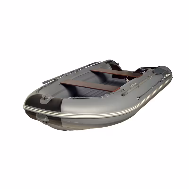 Лодка надувная ПВХ Адмирал 330 CF НДНД, оранжевый/черный