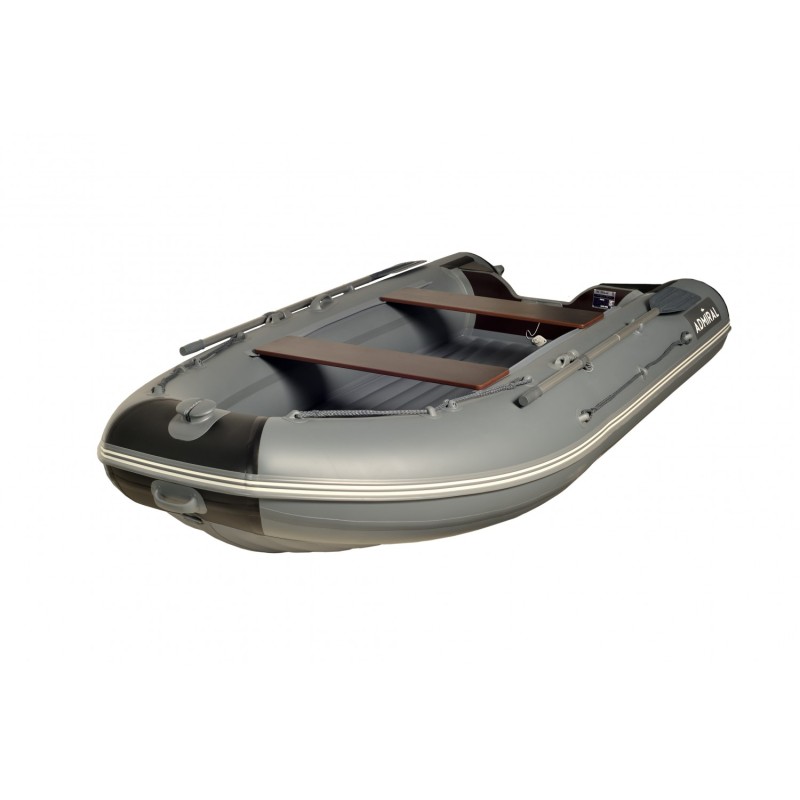 Лодка надувная ПВХ Адмирал 330 CF НДНД, оранжевый/черный