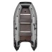 Лодка надувная ПВХ Адмирал 335, пайол фанерный, серый/черный