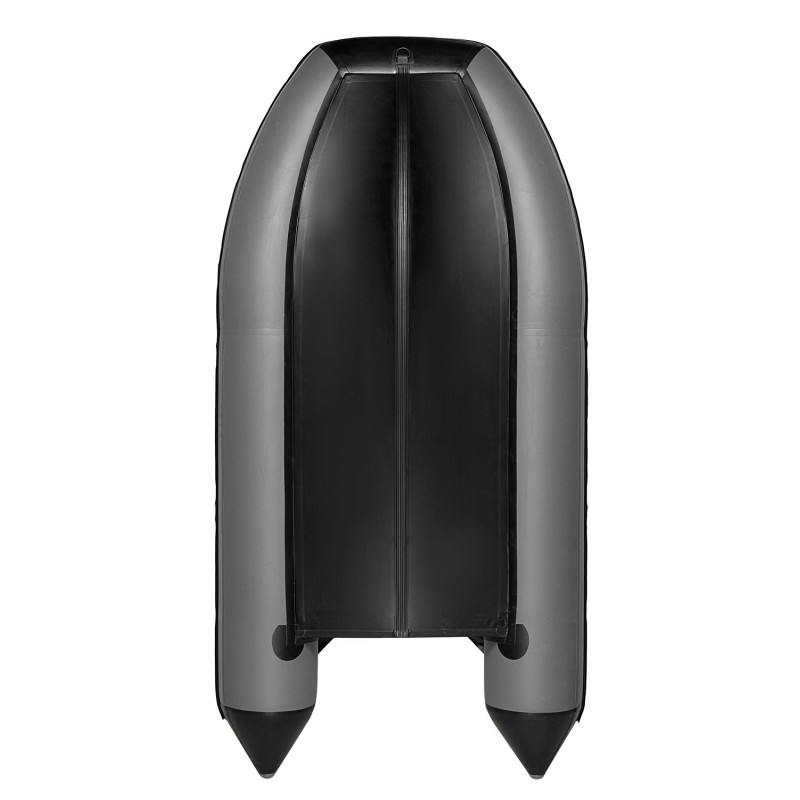 Лодка надувная ПВХ Адмирал 335, пайол фанерный, серый/черный