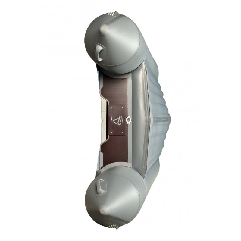 Лодка надувная ПВХ Адмирал 380 НДНД, голубой/черный