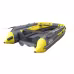 Лодка надувная ПВХ с интегрированным фальшбортом Angler Skat Triton 390NDFi, НДНД, серый/желтый