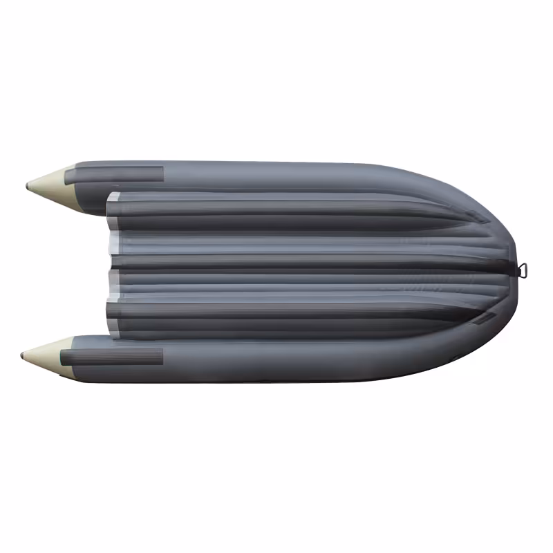 Лодка надувная ПВХ Angler Skat Triton 370, НДНД, серый-оранжевый