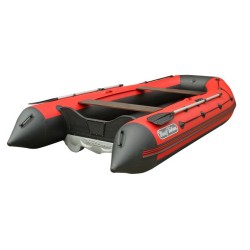 Лодка надувная ПВХ Angler Reef Triton 340 НДНД, серый/желтый