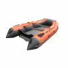 Лодка надувная ПВХ Angler Reef 325 НДНД, серый/красный