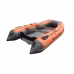 Лодка надувная ПВХ Angler Reef 325 НДНД, серый/красный