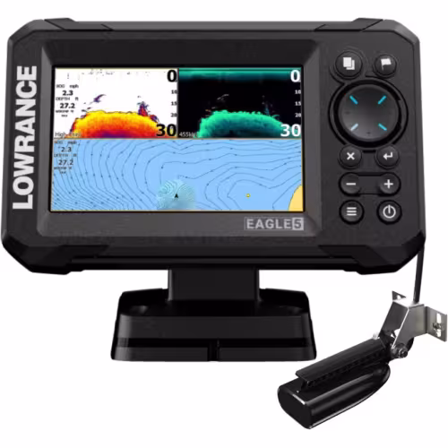 Картплоттер-эхолот Lowrance Eagle 5 с датчиком SplitShot HD