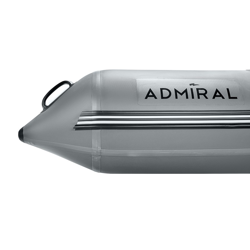 Лодка надувная ПВХ Адмирал 320 S Pro Lite, пайол фанерный, черный/красный