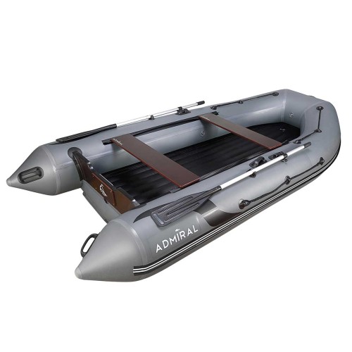 Лодка надувная ПВХ Адмирал 360 НДНД, камыш/серый