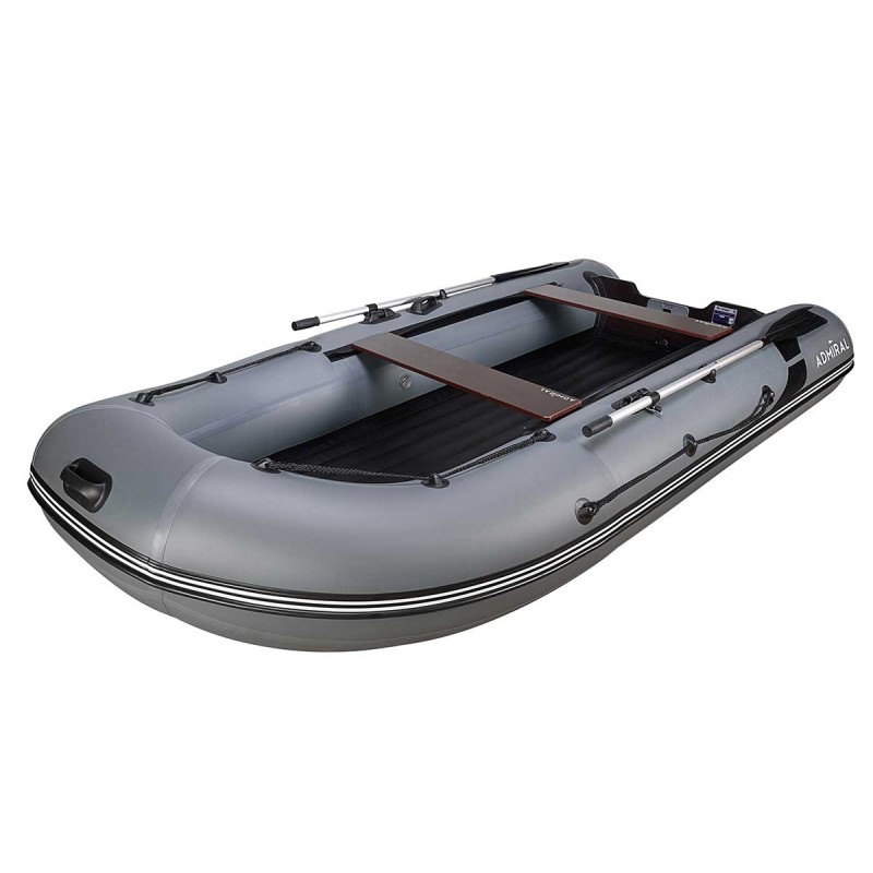 Лодка надувная ПВХ Адмирал 360 НДНД, камыш/серый