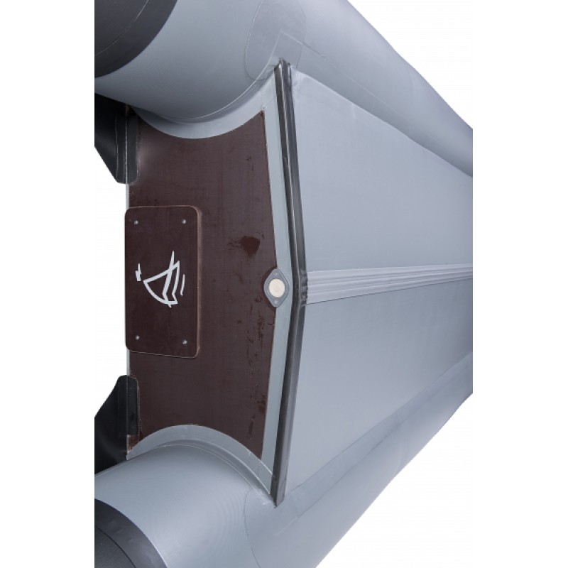 Лодка надувная ПВХ Адмирал 375 Sport, пайол фанерный, черный камыш