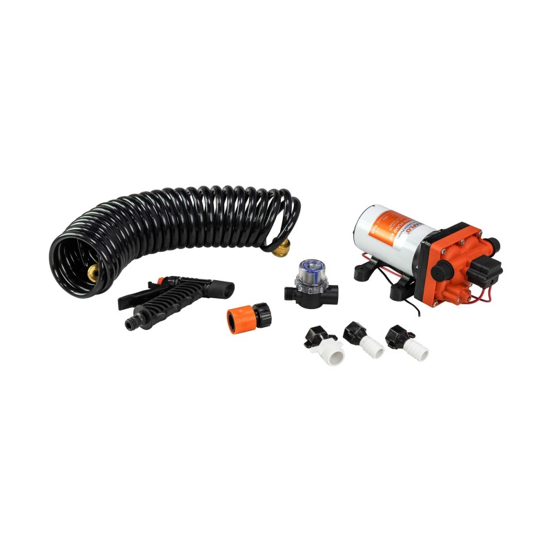 Комплект помывочный SeaFlo SFWP1-040-055-42A, 12 B, 15 л/мин, 4.8 Бар