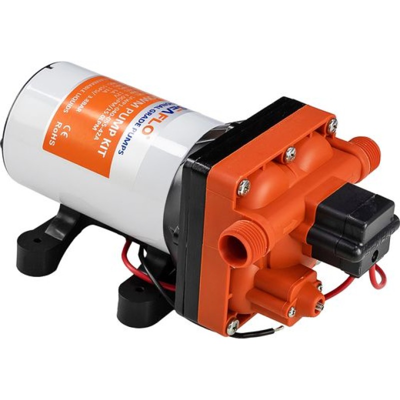 Комплект помывочный SeaFlo SFWP1-040-055-42A, 12 B, 15 л/мин, 4.8 Бар