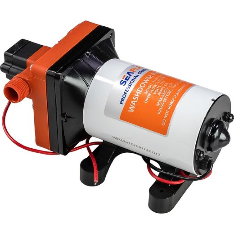 Комплект помывочный SeaFlo SFWP1-040-055-42A, 12 B, 15 л/мин, 4.8 Бар