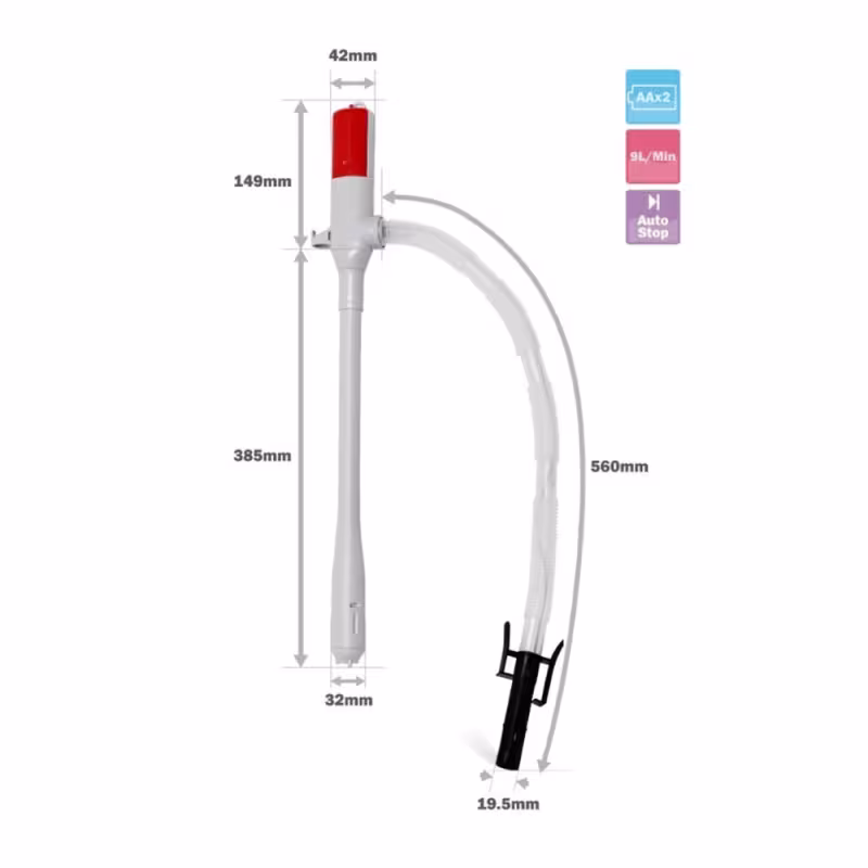 Насос электрический для перекачки топлива  Dukshin SK-03-1, 9 л/мин