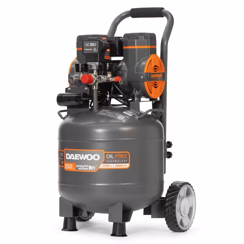 Компрессор поршневой безмасляный Daewoo DAC 250SV