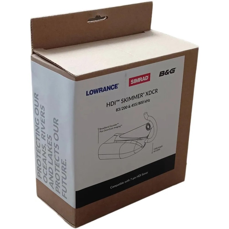 Датчик Lowrance HDI Skimmer XDCR 83/200+455/800 kHz