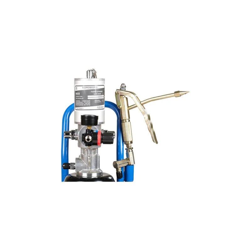 Смазконагнетатель пневматический для раздачи густой смазки Nordberg NO5020, 20 л