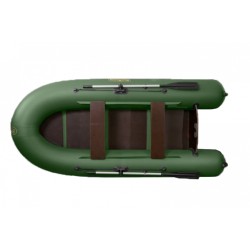 Лодка надувная ПВХ Flinc BoatMaster 310K, пайол фанерный, оливковый