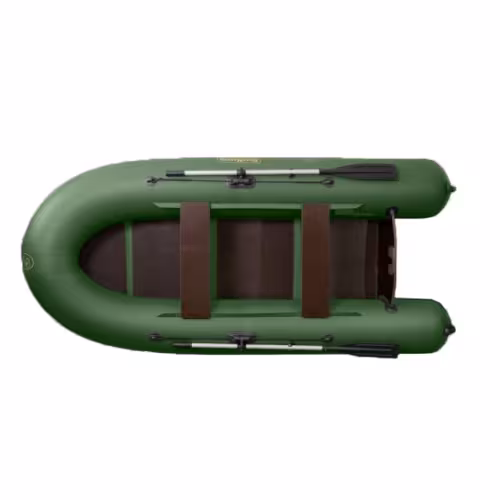 Лодка надувная ПВХ Flinc BoatMaster 310K, пайол фанерный, оливковый
