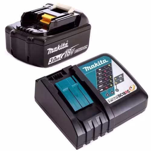 Комплект аккумулятор и зарядное устройство для электроинструмента Makita (Li-Ion, 18В, 3Ач)