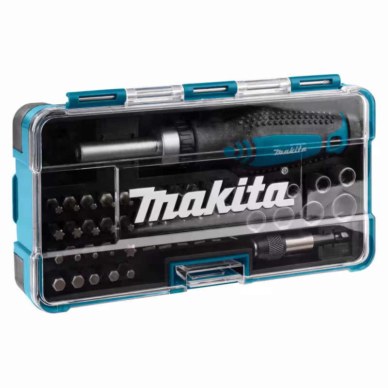 Набор насадок с отверткой Makita B-36170, 47 предметов