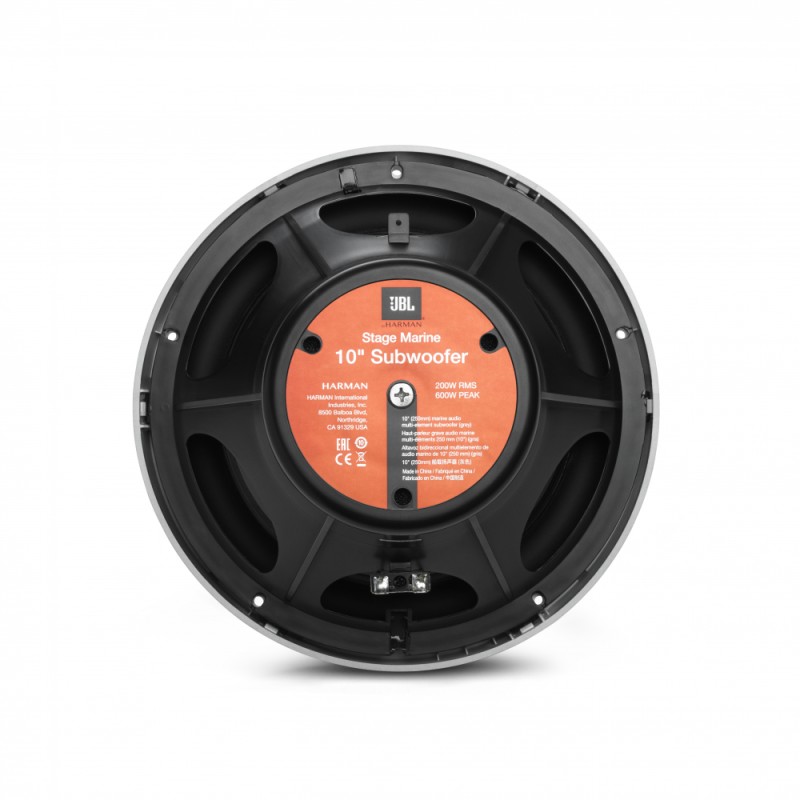Сабвуфер морской JBL Stage Marine Sub 10GRY