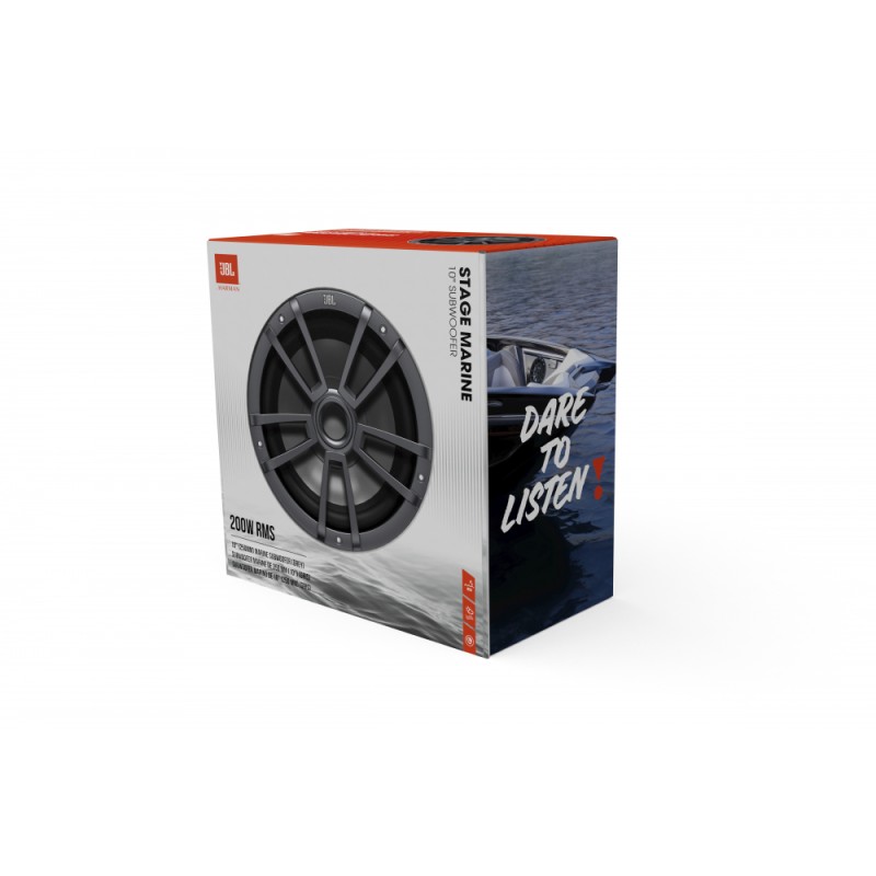 Сабвуфер морской JBL Stage Marine Sub 10GRY