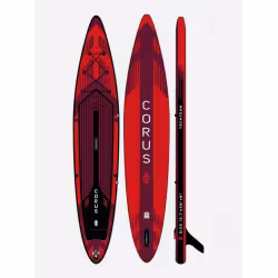 SUP-доска надувная Tech Team Сorus Red, 383x76x15 см, красный