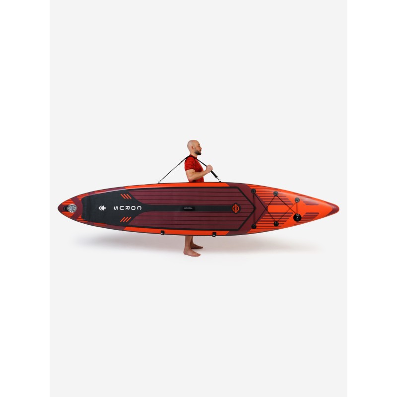 SUP-доска надувная Tech Team Сorus Red, 383x76x15 см, красный