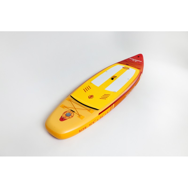SUP-доска надувная Tech Team Kentaro Red/Yellow, 11.6, красный/желтый