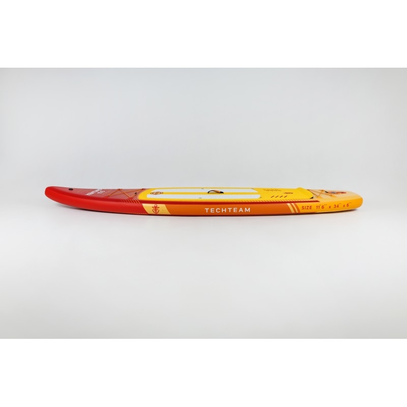 SUP-доска надувная Tech Team Kentaro Red/Yellow, 11.6, красный/желтый