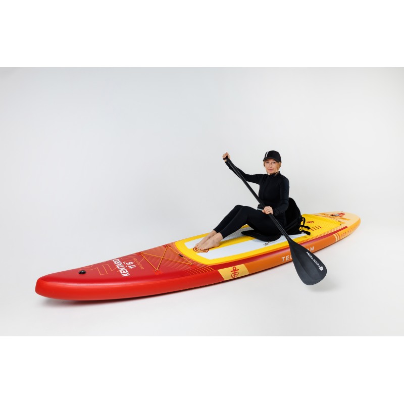 SUP-доска надувная Tech Team Kentaro Red/Yellow, 11.6, красный/желтый