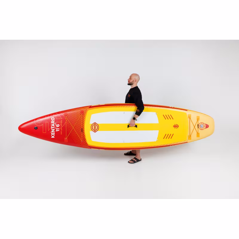 SUP-доска надувная Tech Team Kentaro Red/Yellow, 11.6, красный/желтый