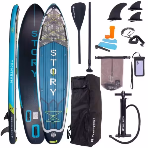 SUP-доска надувная Tech Team Story, 350x86x15 см, синий