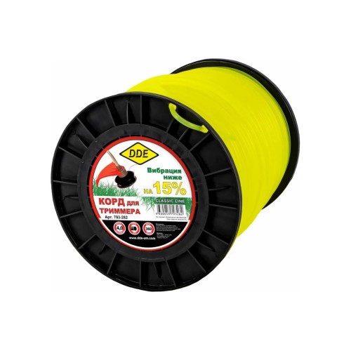 Корд триммерный DDE Classic Line, круглый, 4.0 мм x 360 м
