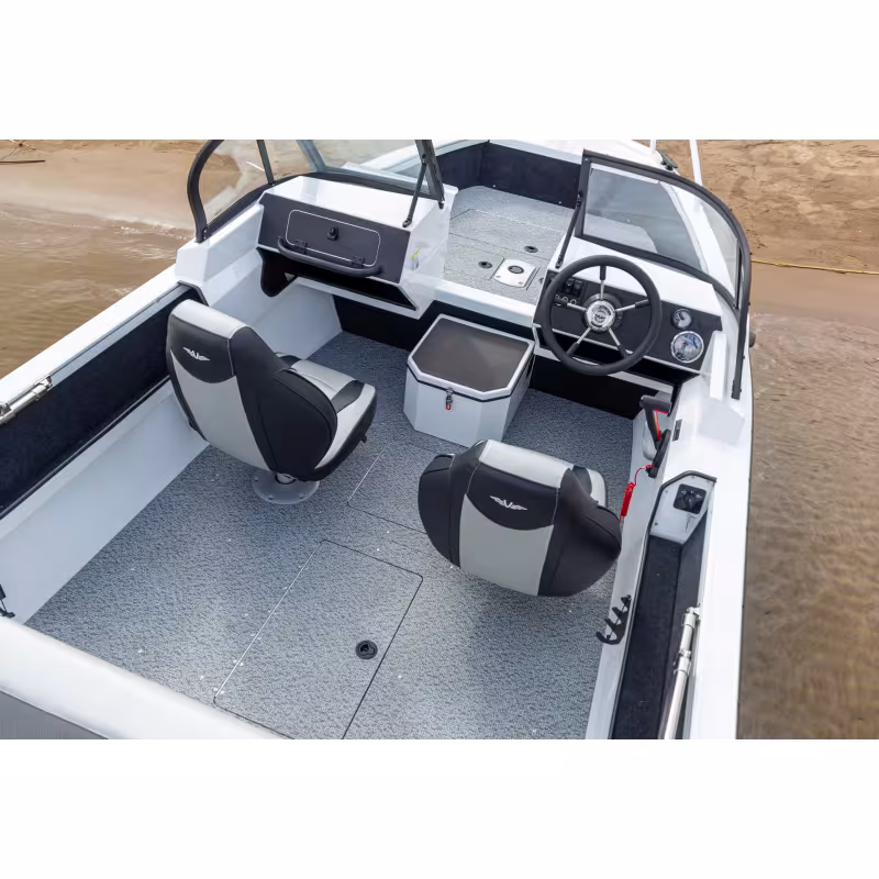 Лодка алюминиевая VBoats 46 Fish в комплекте с лодочным мотором Yamery EF60 FUEL-T