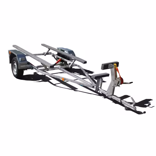 Прицеп лодочный одноосный Вектор ЛАВ 81015ВС, с опорным колесом