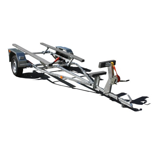 Прицеп лодочный одноосный Вектор ЛАВ 81015ВС, с опорным колесом