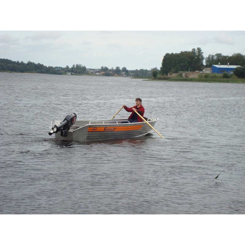 Лодка алюминиевая Wellboat 46