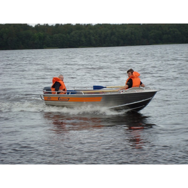 Лодка алюминиевая Wellboat 46