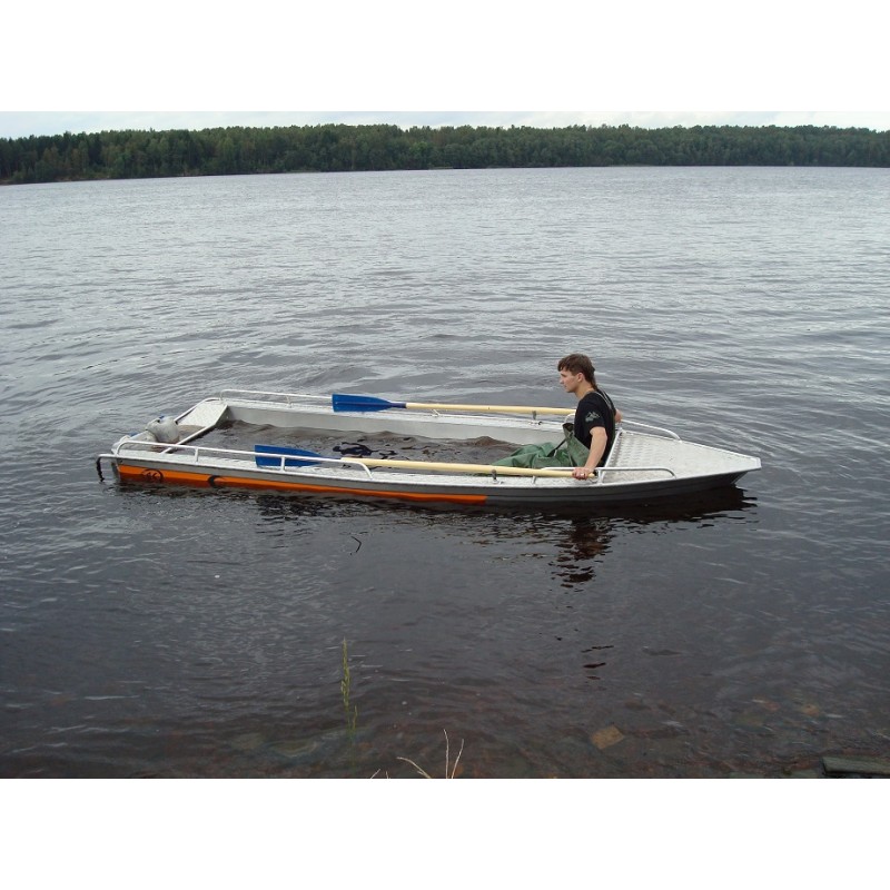 Лодка алюминиевая Wellboat 46