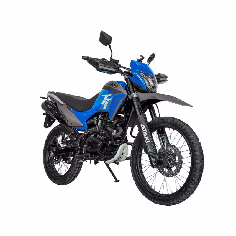 Мотоцикл эндуро туристический Ataki Crosser 300, синий