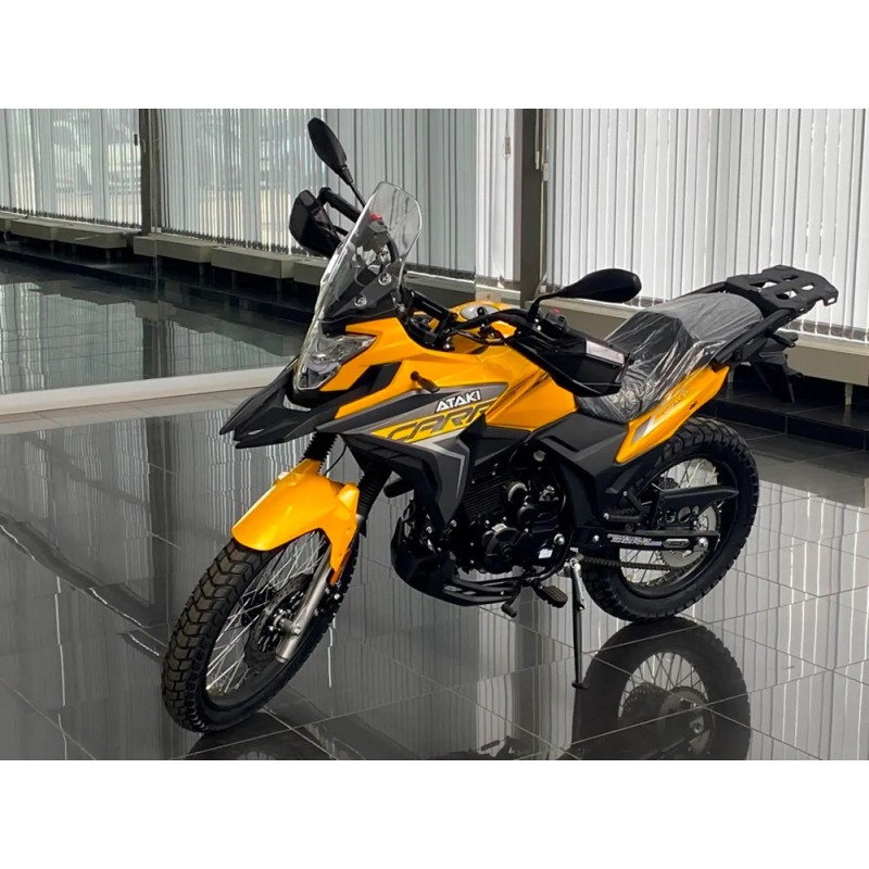 Мотоцикл эндуро туристический Ataki Carrera 300, желтый