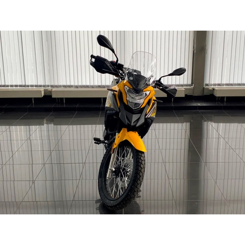 Мотоцикл эндуро туристический Ataki Carrera 300, желтый