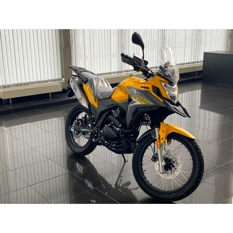 Мотоцикл эндуро туристический Ataki Carrera 300, желтый