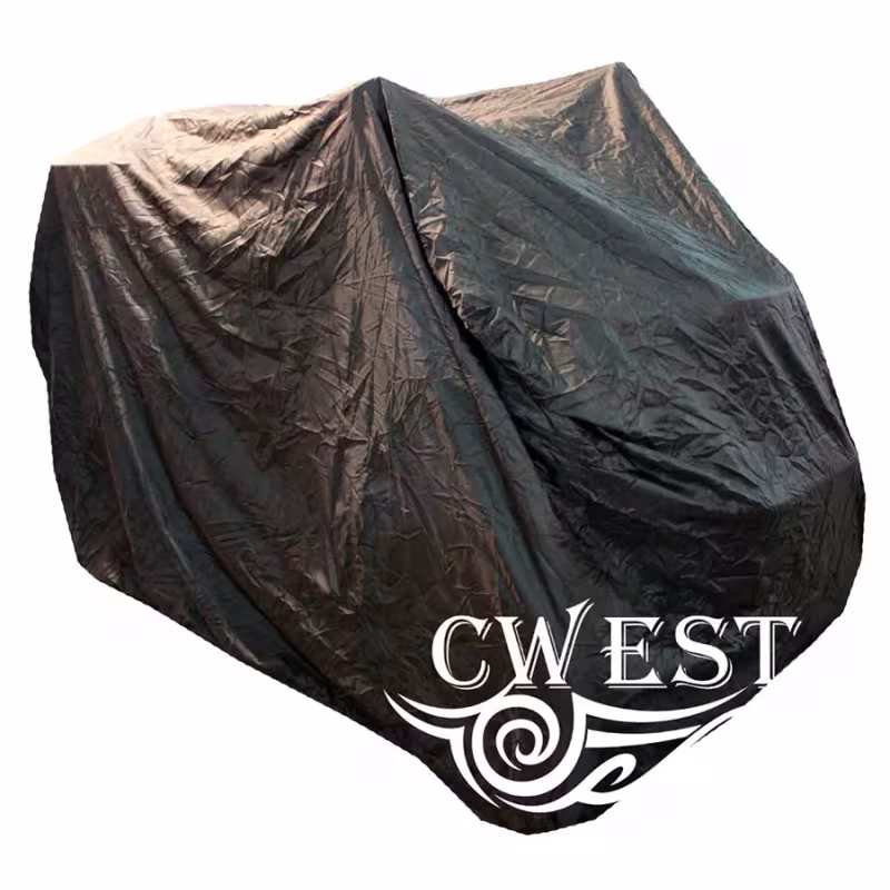 Чехол защитный Cwest для ATV с кофром и стеклом, универсальный, размер XL, черный