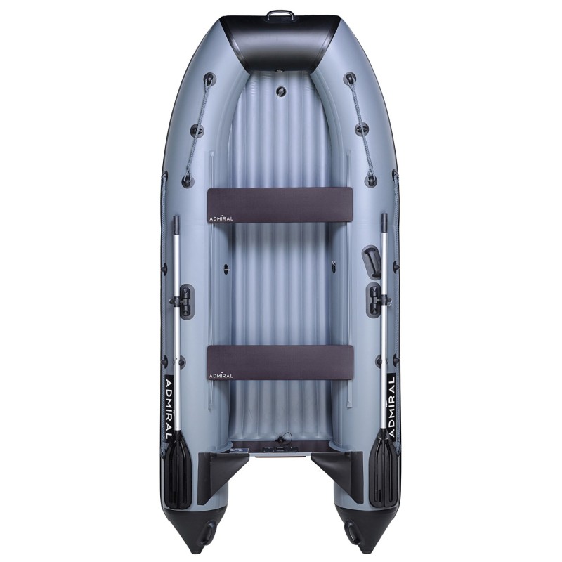 Лодка надувная ПВХ Адмирал 320 Classic, НДНД, КМФ ОМОН коричневый