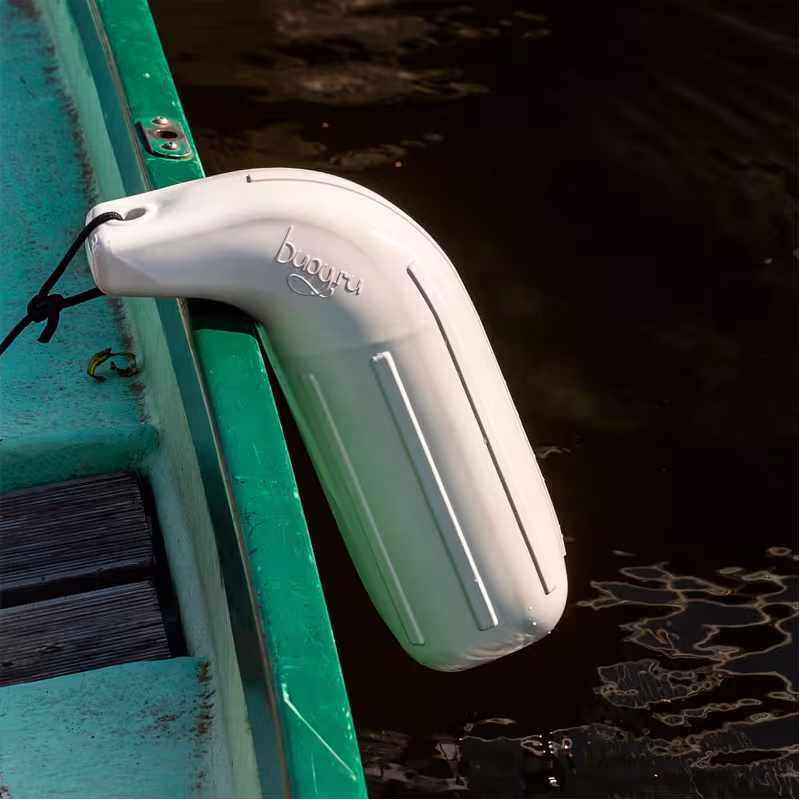 Кранец швартовый Г-образный Buoy MFLF4 386х124х220 мм, белый