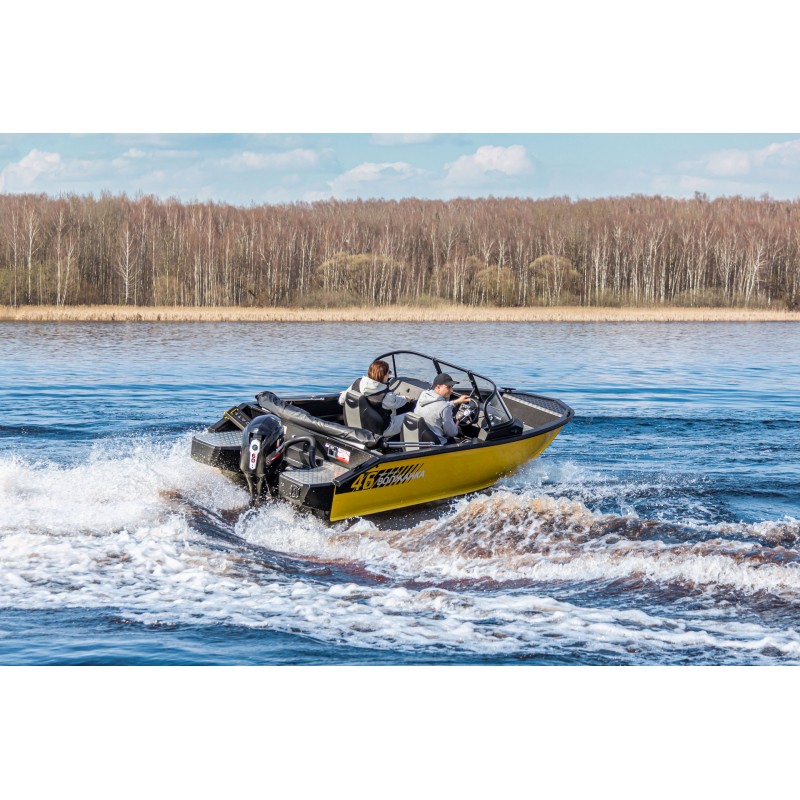 Лодка алюминиевая VBoats 46 Fish высота транца 510 мм L